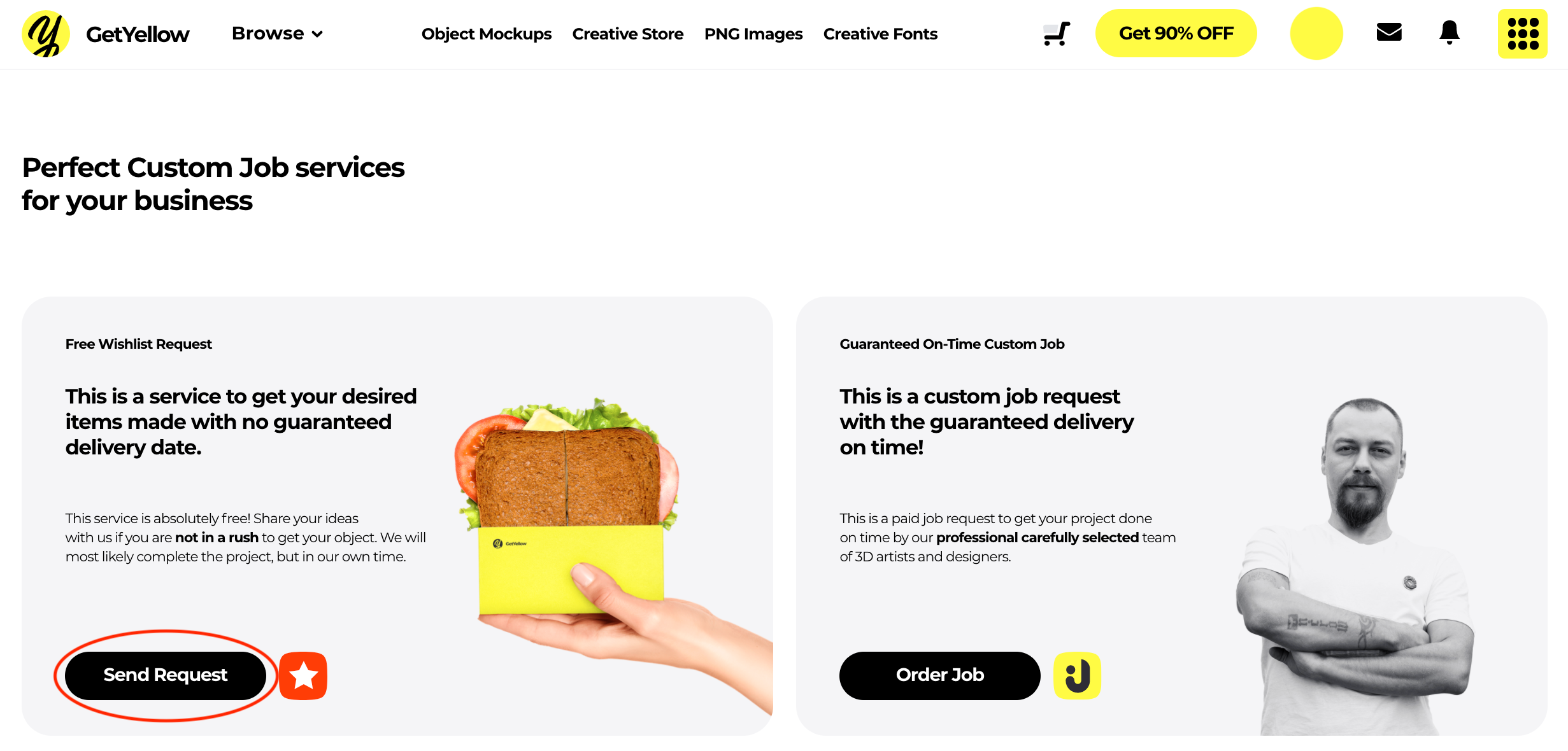 Download Can I Request A Free Custom Mockup Project Yellow Images Help Center