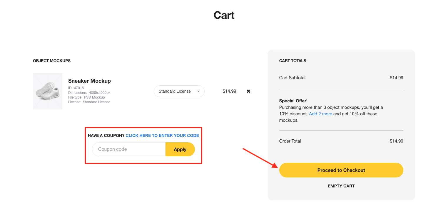 Download How do I use a promo code? - Yellow Images Help Center